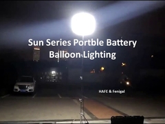 400w Sun Battery Moon Balloon Light 1.8 - 3.2 m AP1 Base 80,00lm