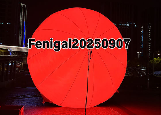 Dia.5m Sphere RGBW LED 4800w Balloon Light For Cinematographers And Gaffers