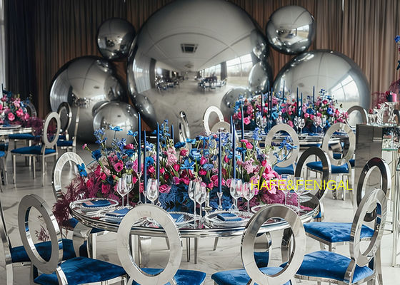 1.3ft 1.5ft 2ft 2.5ft 3ft PVC 2-Layer Decor Silver Mirror Balloons