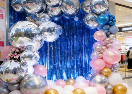 Inflatable Silver Mirror Balloon: Effortless Elegance & Sparkle