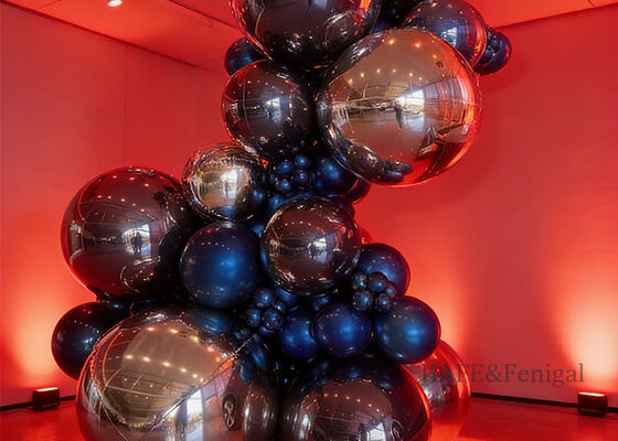 Large PVC Inflatable Mirror Balloons Suitable For Events Stage Parties Advertising And Performance Decorations