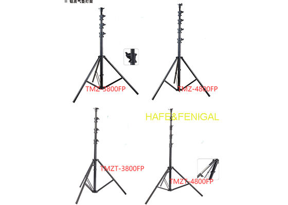 Adjustable Aluminum Photography Stands Air-Cushion & Anti-Slip Design Up To 4.8m