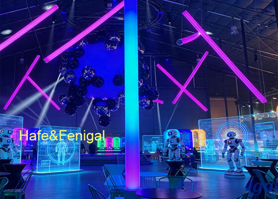 2.5m Pixel LED for Interactive Installations – Iris-tube Decorative Inflatable Thin Column Lamp