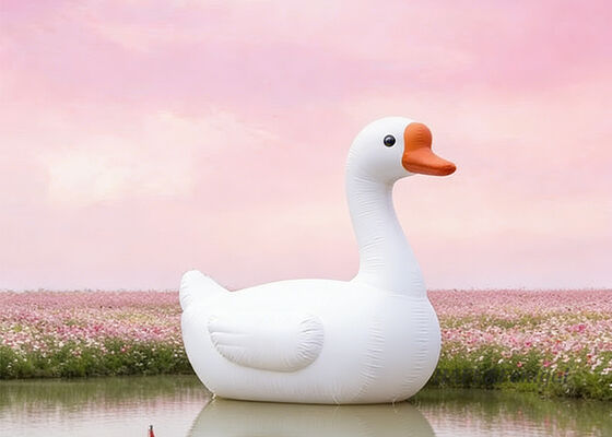 Customized Inflatable Cartoon Goose Decorations For Outdoor Water Parks