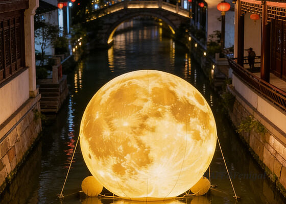 Inflatable Moon Planet Light LED Event Festive Atmosphere Decoration