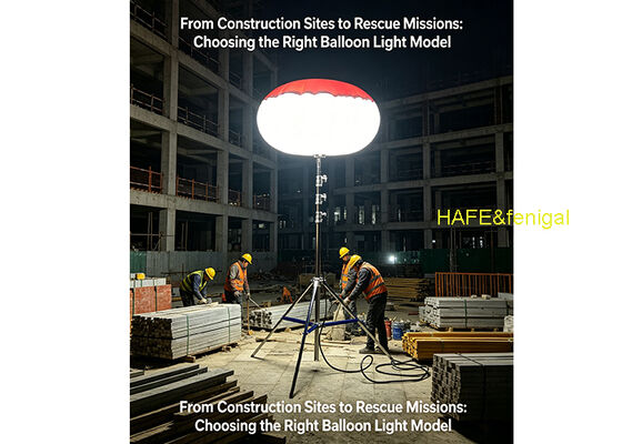 400W LED Balloon Light with Portable Tripod for Disaster Emergency Lighting