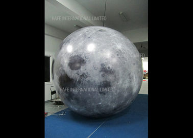 Glow / Flash Flying Helium Balloon Lights PVC Logo Outside Spheres Advertising Inflatable
