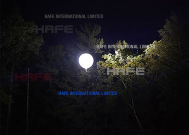 Glow / Flash Flying Helium Balloon Lights PVC Logo Outside Spheres Advertising Inflatable