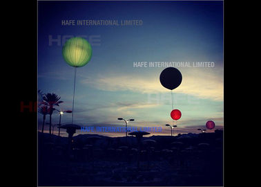 Night Flying Illuminate 2.2 M Party Events Led Helium Balloons With Lights Inside