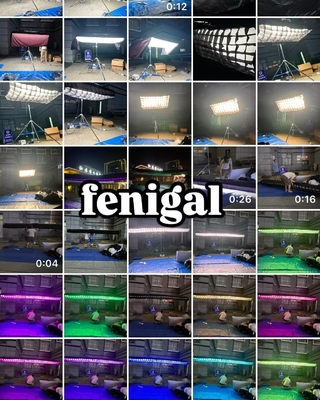 High Out Flicker Free 720W RGBW Balloon Pad Light DMX CRMX Control For Film Shooting