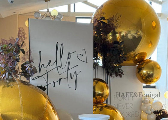 Christmas Party Festival Wedding Event Decoration Inflatable Giant Mirror Balloon