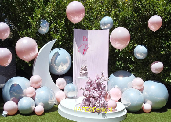 Inflatable Big Shiny Balls Giant Party Balloon Christmas Event Decor Reflective PVC Large Mirror Sphere Silver Mirror Ball