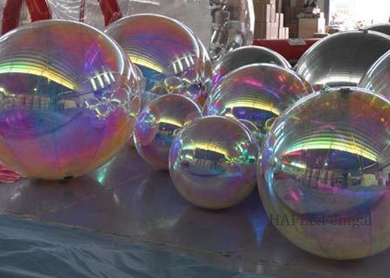 Colorful PVC Inflatable Mirror Balloon Party Event Decoration Can Be Hanged
