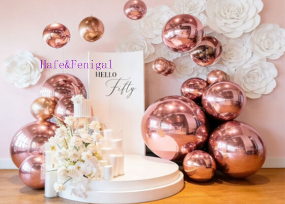 PVC Inflatable Mirror Balloon with High-Shine Metallic Surface for Decorative Applications