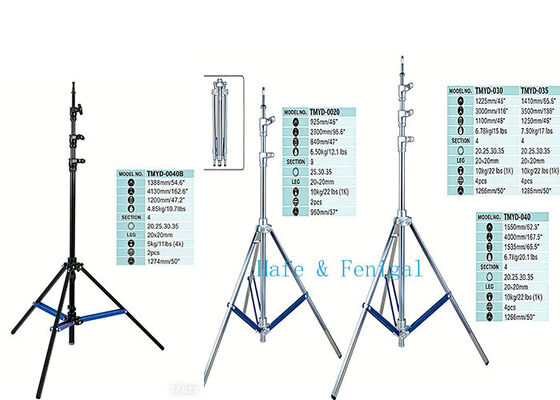 TMYD & TMF & TDMF Series Portable Professional Balloon Light Stands