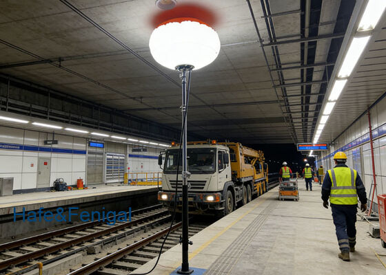 1000 واط ضوء بالون السلامة والإنقاذ – نظام 120×65 سم عالي الكثافة للاستخدام العسكري، والفعاليات الكبيرة والبنية التحتية الحيوية