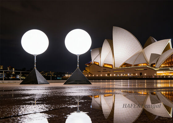 مصباح بالون LED بقوة 200 واط من بيرل، ارتفاع 0.9 متر إلى 1.6 متر مناسب للإضاءة والديكور في المناسبات