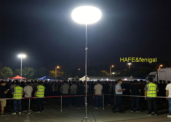 شمس LED1200DAP ضوء البالون: 1200W الخروج العالي، 180,000 لومن، التحكم DMX لإنقاذ الطوارئ