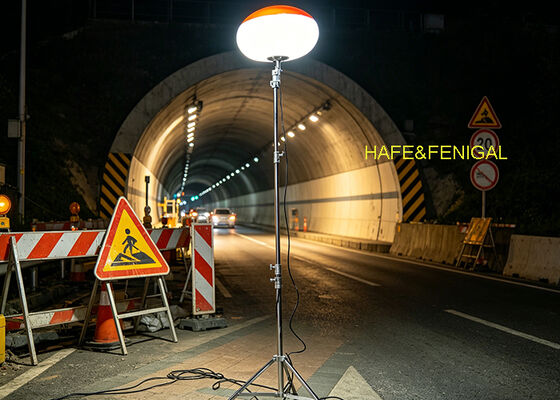 شمس LED400SP: ضوء بالون LED عالي الخروج 400W مع طاقة مزدوجة AC / DC وحماية IP65 للتنفيذ المهني في الميدان