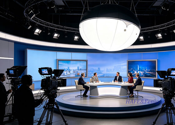 4800W Elliptical LED Helium Balloon Light with High CRI Over 95 for Film and Television