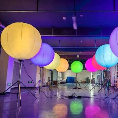 Dimmable Multi-Colored Event-Ready LED Balloon Light and Inflatable LED Light for Stage and Festival Illumination